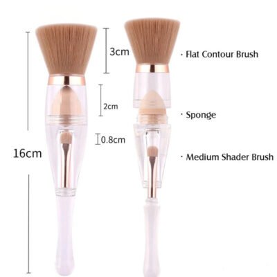 3-in-1 Multi-Purpose Makeup Brush - Image 6