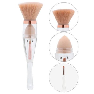 3-in-1 Multi-Purpose Makeup Brush - Image 4